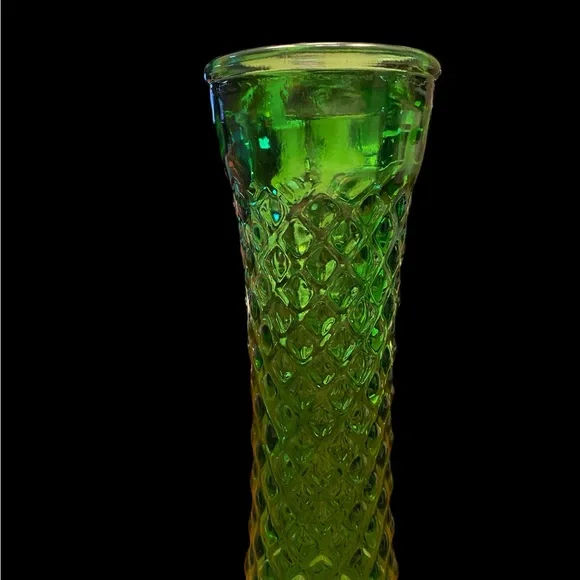 Vintage Randall Emerald Green Glass Bud Vase - Picture 4 of 6